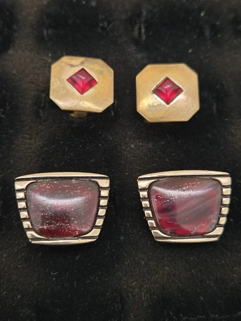 Vintage Hickok U.S.A. Cufflinks Two Pairs